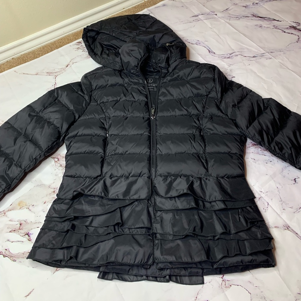 Tahari Black Winter Coat
